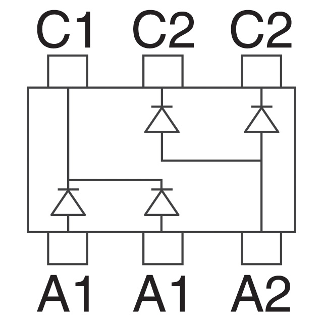 BAW567DW-7-F Diodes Incorporated  Diodes - Rectifiers - Arrays